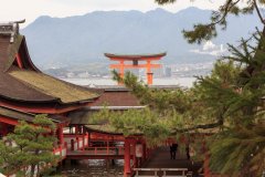 03-The Itsukushima jinja with the great Torii